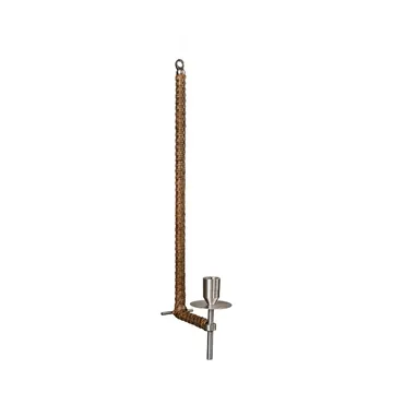 Ernst applique murale tressée - Acier brossé, 47 cm - ERNST