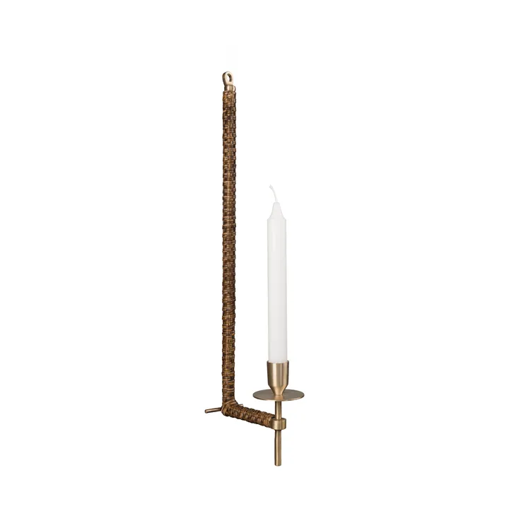 Ernst applique murale tressée - Laiton, 47 cm - ERNST