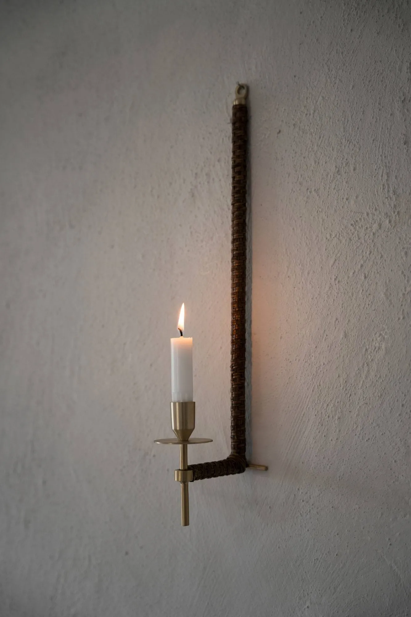 Ernst applique murale tressée, Laiton, 47 cm ERNST