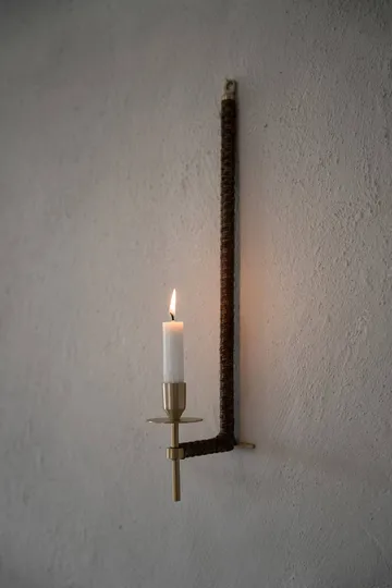 Ernst applique murale tressée - Laiton, 47 cm - ERNST