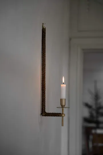 Ernst applique murale tressée - Laiton, 47 cm - ERNST