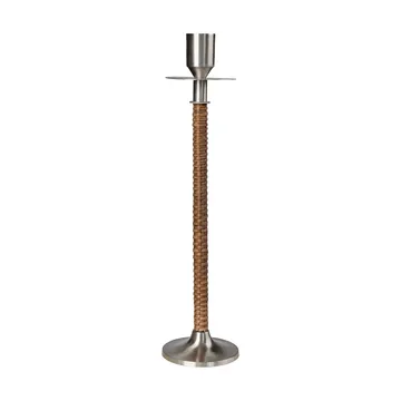Ernst bougeoir tressé - Acier brossé, Ø8x30 cm - ERNST