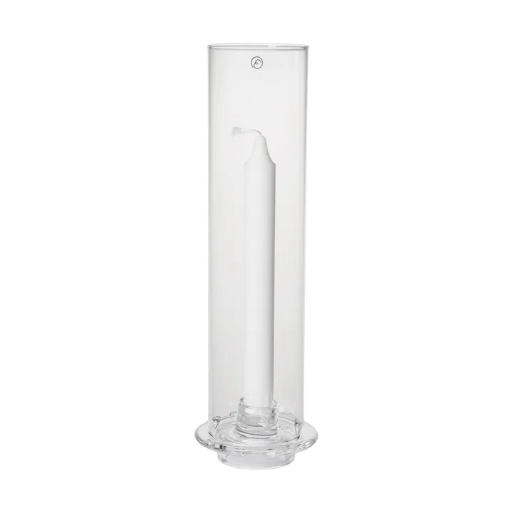 Ernst photophore pour bougie chandelier - Verre, Ø9x27,5 cm - ERNST