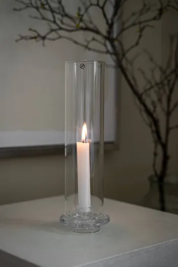 Ernst photophore pour bougie chandelier - Verre, Ø9x27,5 cm - ERNST