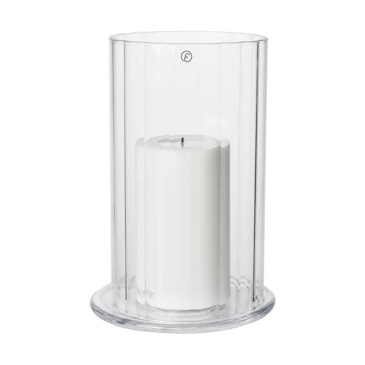 Ernst photophore pour bougie pilier - Verre, Ø15x21 cm - ERNST