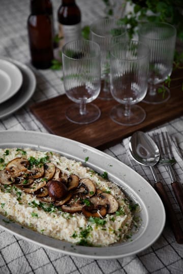 Ernst plat de service ovale 25x42 cm - Sand - ERNST