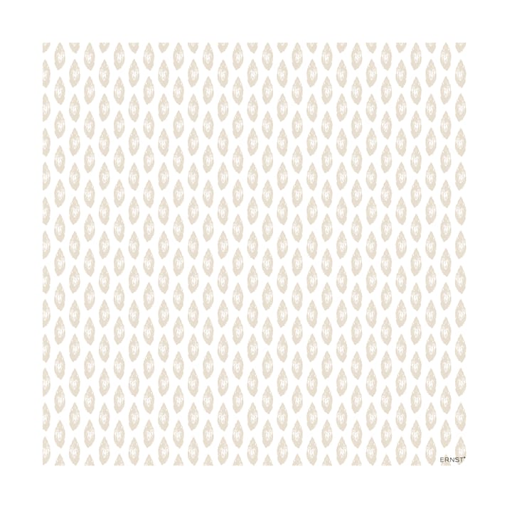 Ernst serviette amande 33x33 cm lot de 20 - Blanc-beige - ERNST