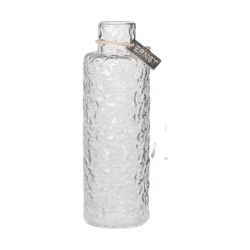 Ernst Vase en verre structuré transparent - Ø5x15 cm - ERNST