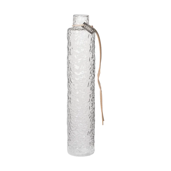 Ernst Vase en verre structuré transparent - Ø5x25 cm - ERNST