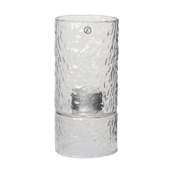 Ernst vase/photophore texturé - Ø7,5x16 cm - ERNST