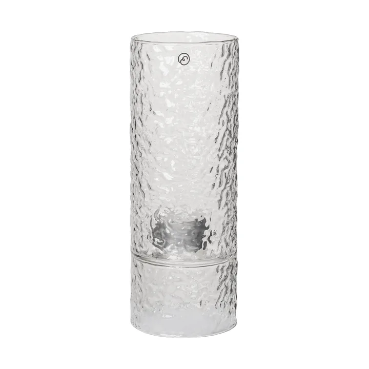 Ernst vase/photophore texturé - Ø7,5x20 cm - ERNST