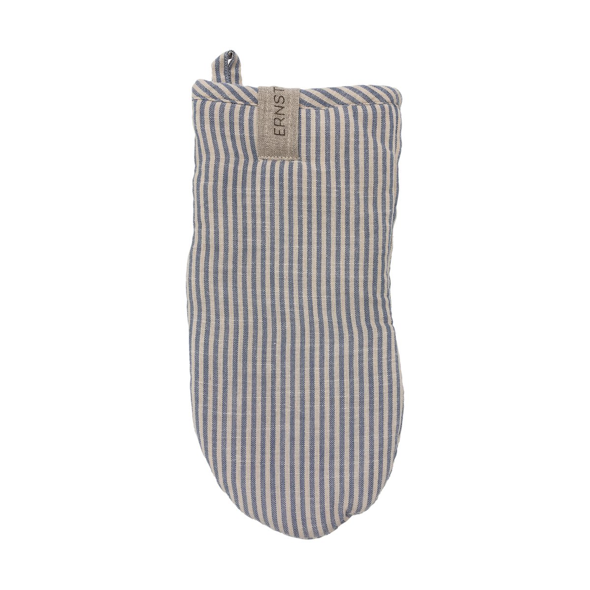 ERNST Gant de cuisine Ernst rayé Bleu-beige | Design Scandinave | Maniques & gants isolants | Bleu