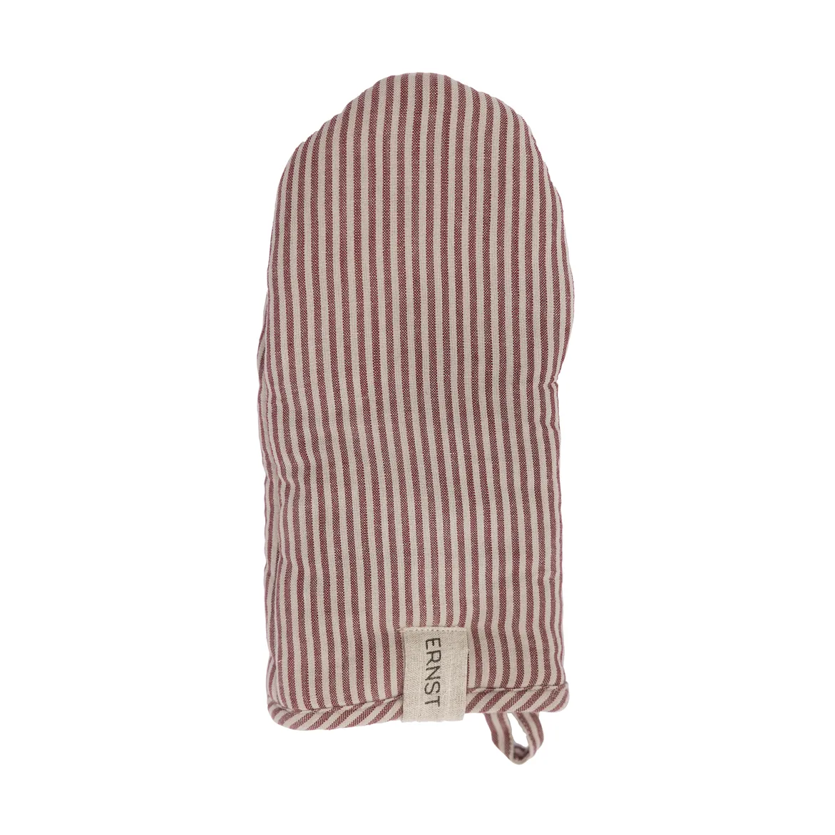 Gant de cuisine Ernst rayé, Rouge-beige ERNST