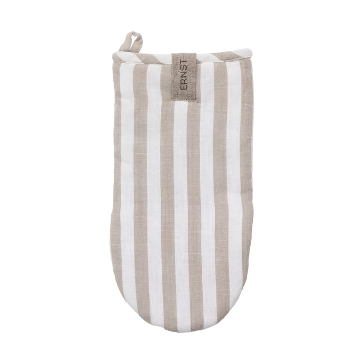 Gant de cuisine Ernst rayures larges - Rayé beige-blanc - ERNST