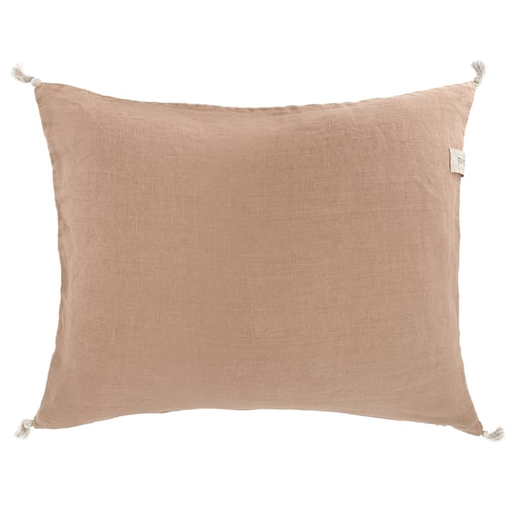 Housse de coussin avec glands Ernst 50 x 60 cm - Muscade - ERNST