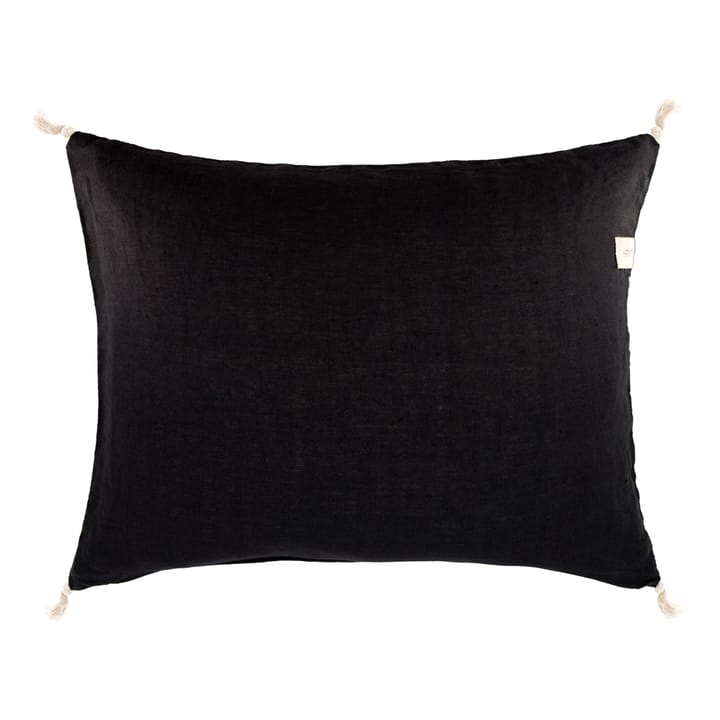 Housse de coussin avec glands Ernst 50 x 60 cm - Noir - ERNST