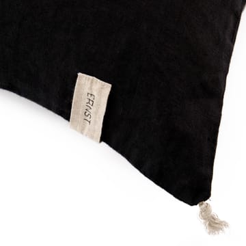 Housse de coussin avec glands Ernst 50 x 60 cm - Noir - ERNST