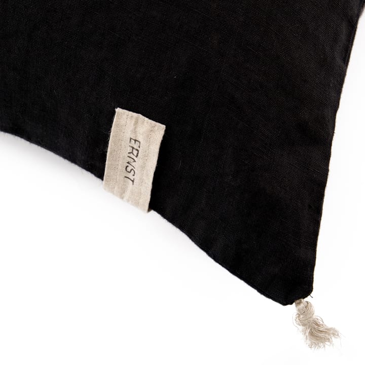 Housse de coussin avec glands Ernst 50 x 60 cm, Noir ERNST