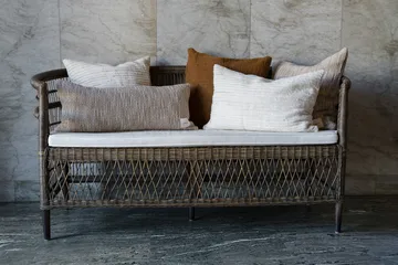 Housse de coussin Ernst à texture - Naturel, 40x60 cm - ERNST