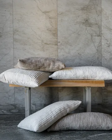 Housse de coussin Ernst à texture - Naturel, 50x50 cm - ERNST