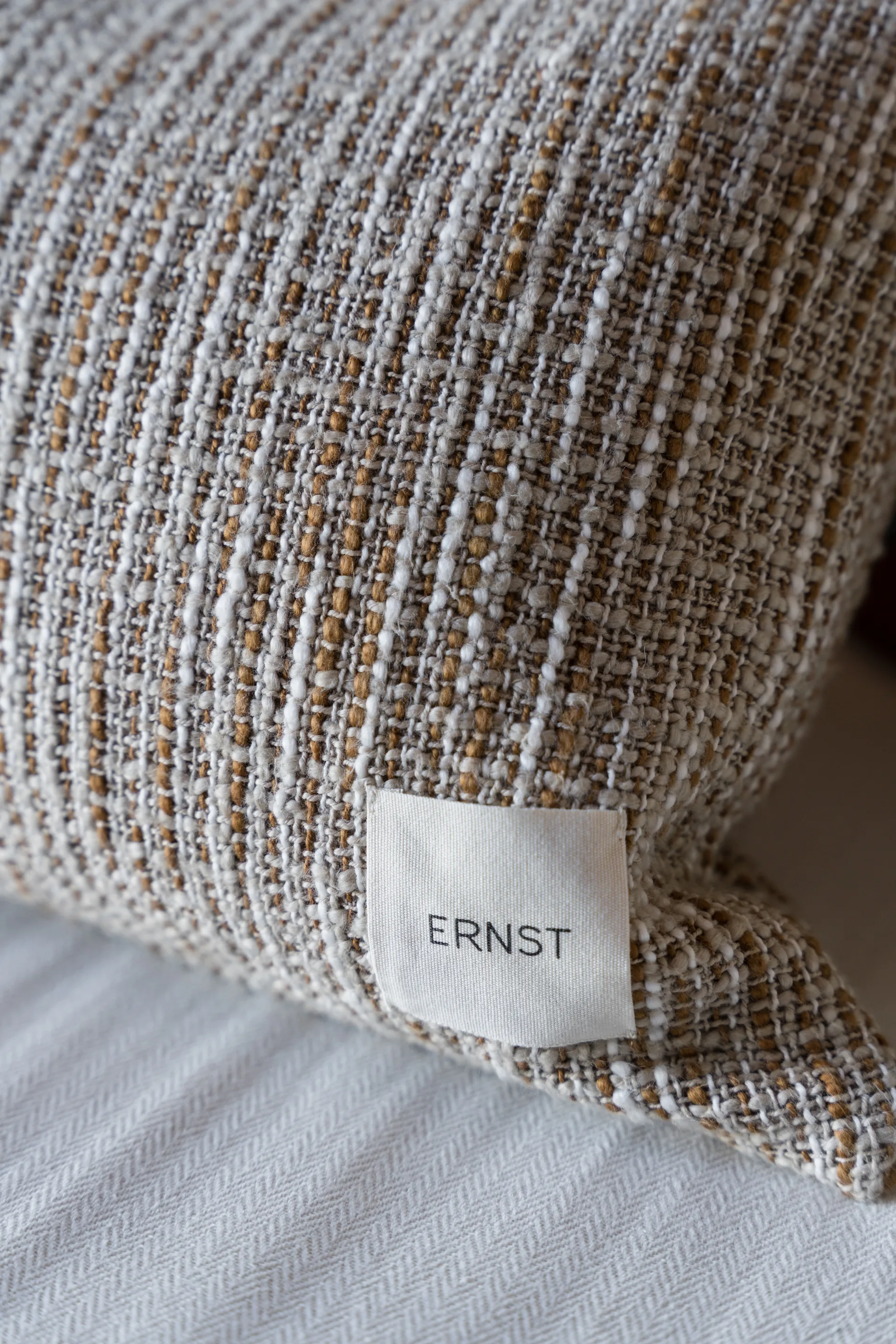 Housse de coussin Ernst, Caramel-beige, 30x70 cm ERNST