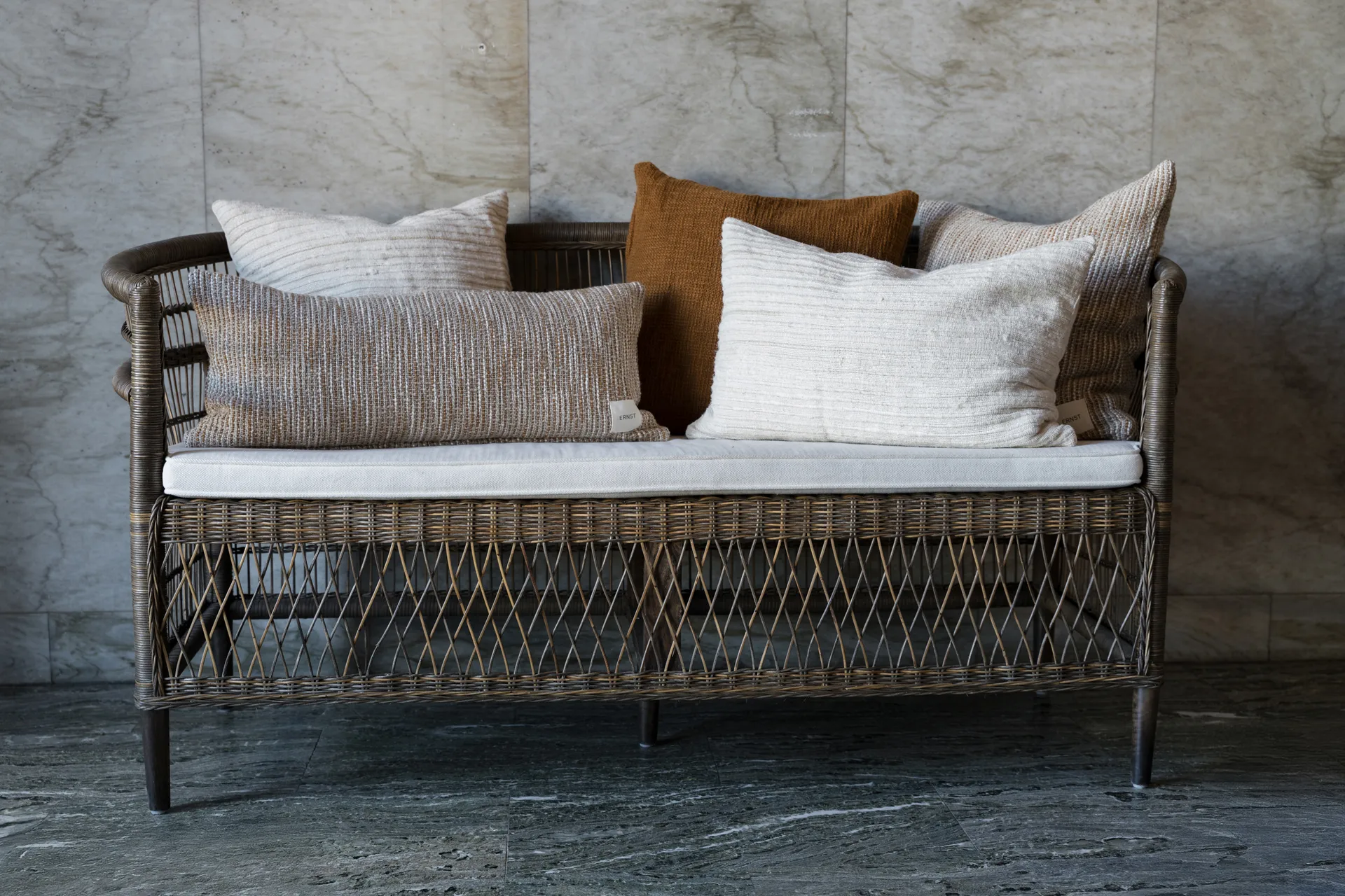 Housse de coussin Ernst, Caramel-beige, 50x50 cm ERNST