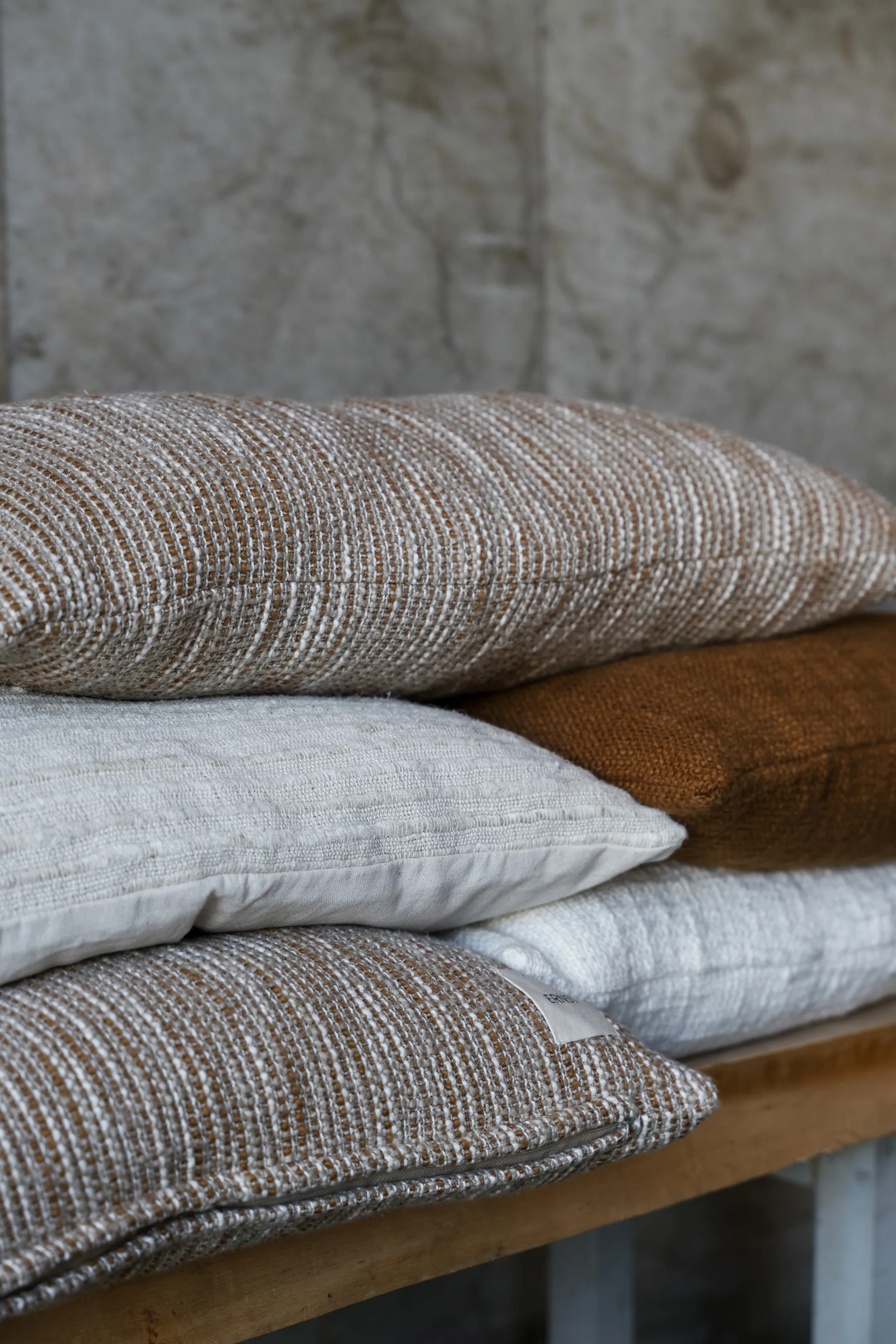 Housse de coussin Ernst, Caramel-beige, 50x50 cm ERNST