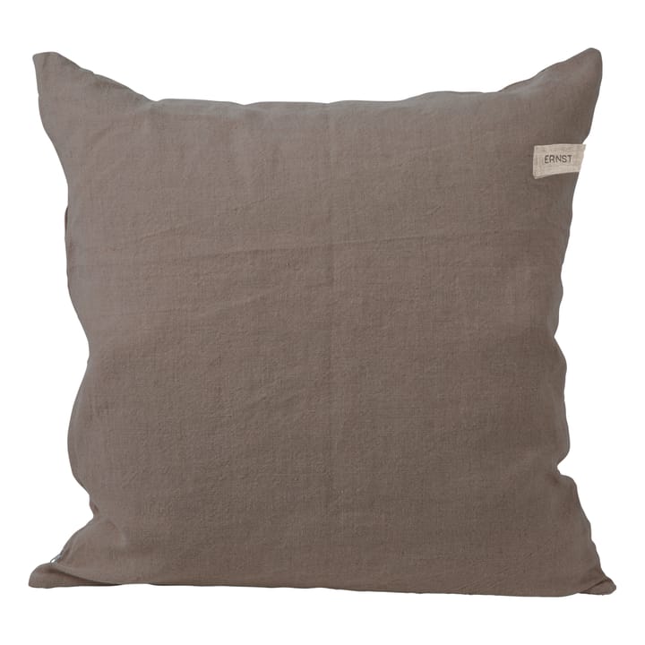 Housse de coussin Ernst en lin 48x48 cm - Taupe - ERNST