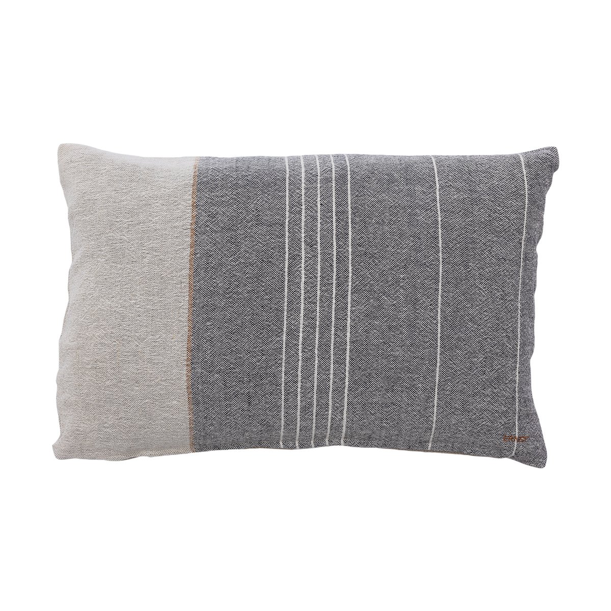 ERNST Housse de coussin Ernst en lin demi 40x60 cm Gris-nature