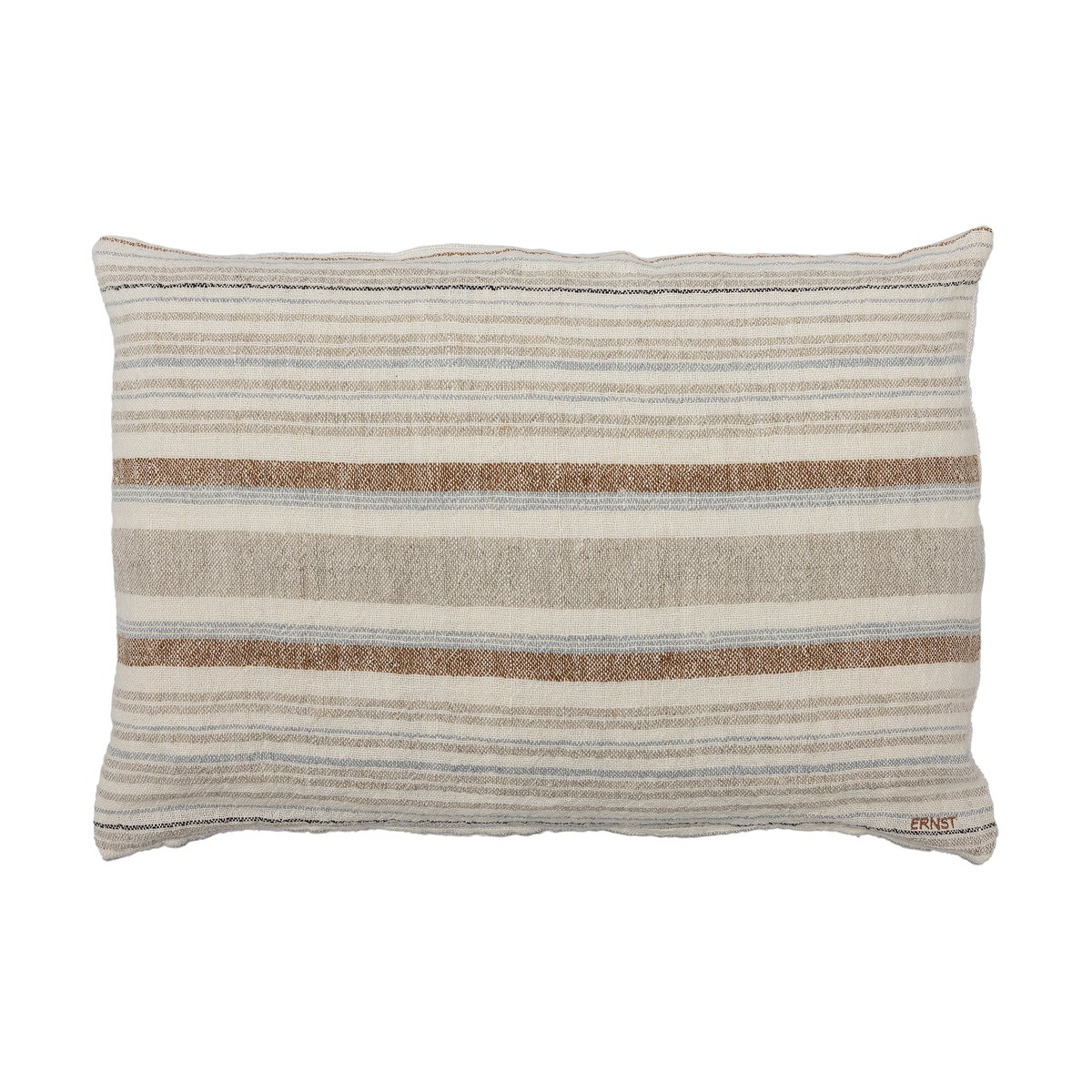 ERNST Housse de coussin Ernst en lin demi 40x60 cm Multi-bleu clair