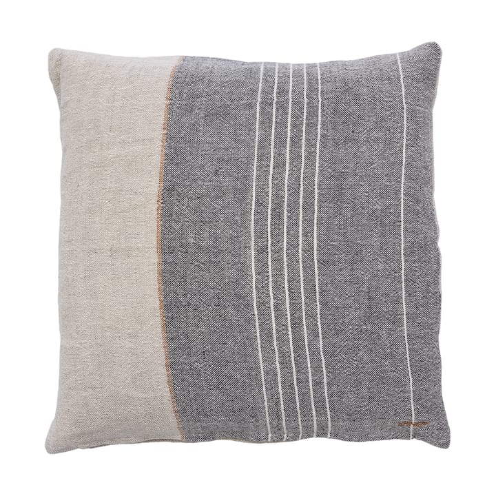Housse de coussin Ernst en lin demi 50x50 cm - Gris-nature - ERNST