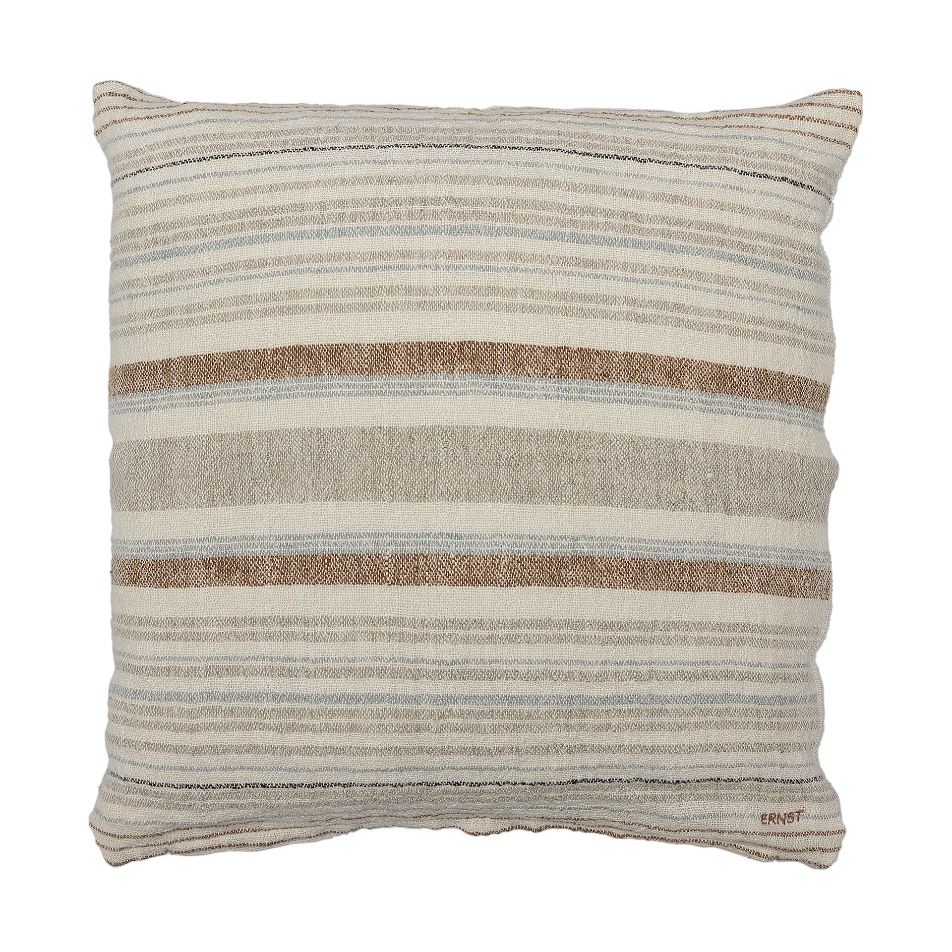 Housse de coussin Ernst en lin demi 50x50 cm, Multi-bleu clair ERNST