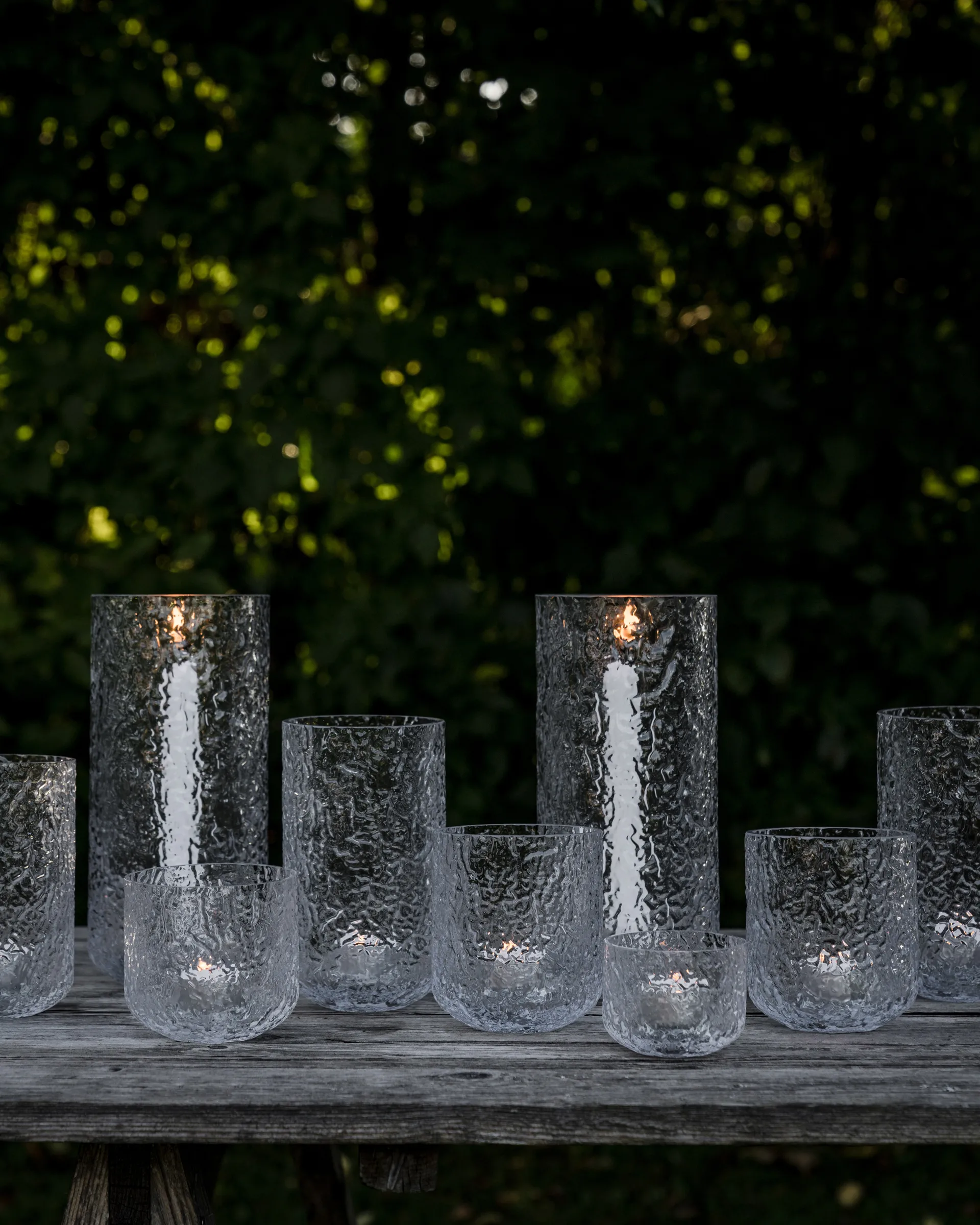 Lanterne à bougie Ernst à motif, Ø9x15 cm ERNST