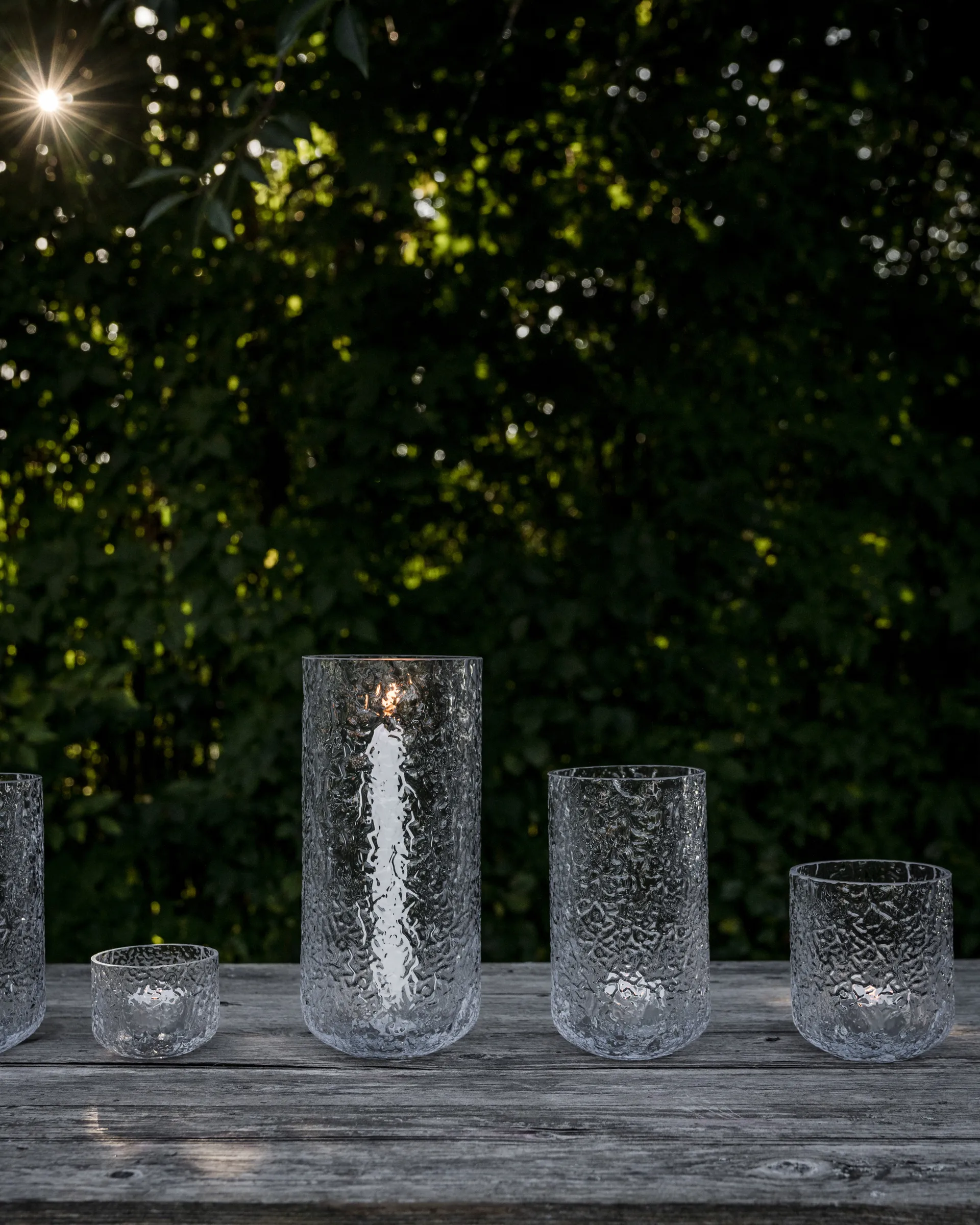 Lanterne à bougie Ernst à motif, Ø9x15 cm ERNST