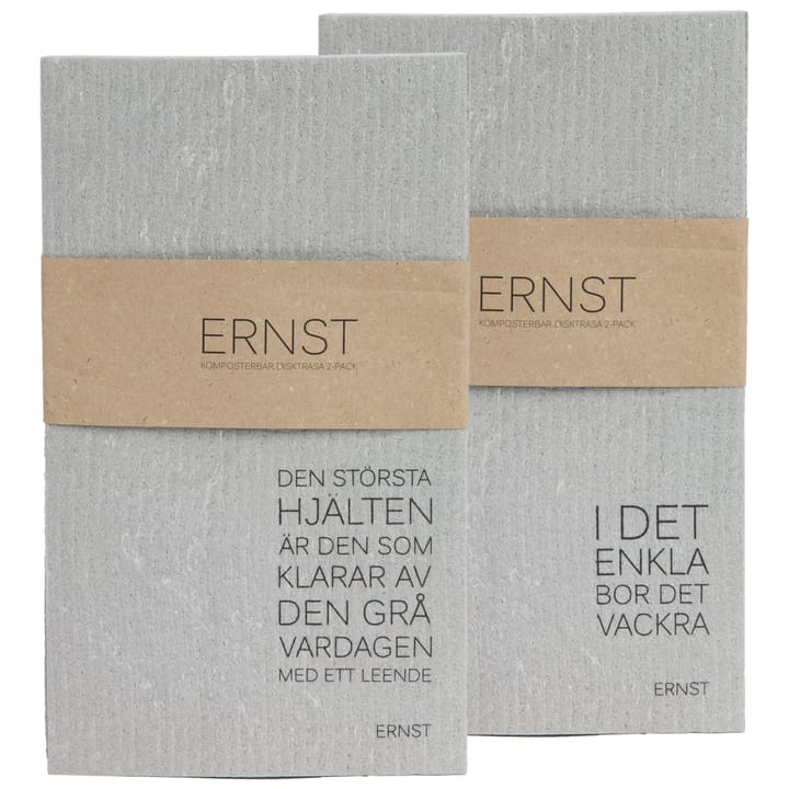 Lavette Ernst Lot de 2 - Gris - ERNST