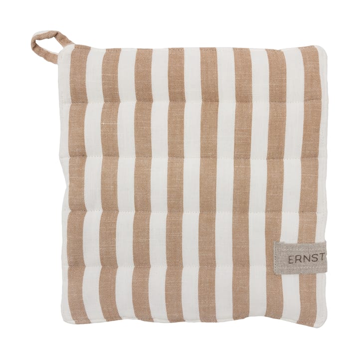 Manique Ernst rayures larges 23x25 cm - Kola-blanc - ERNST