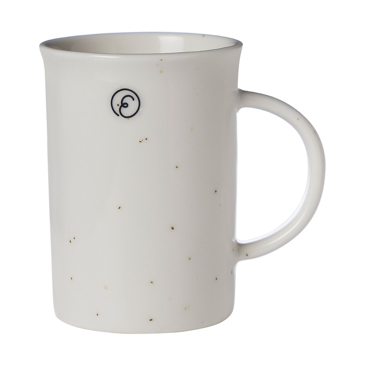 ERNST Mug Ernst porcelaine 7,5 cm Vanille | Design Scandinave | Mugs à vin chaud | Blanc