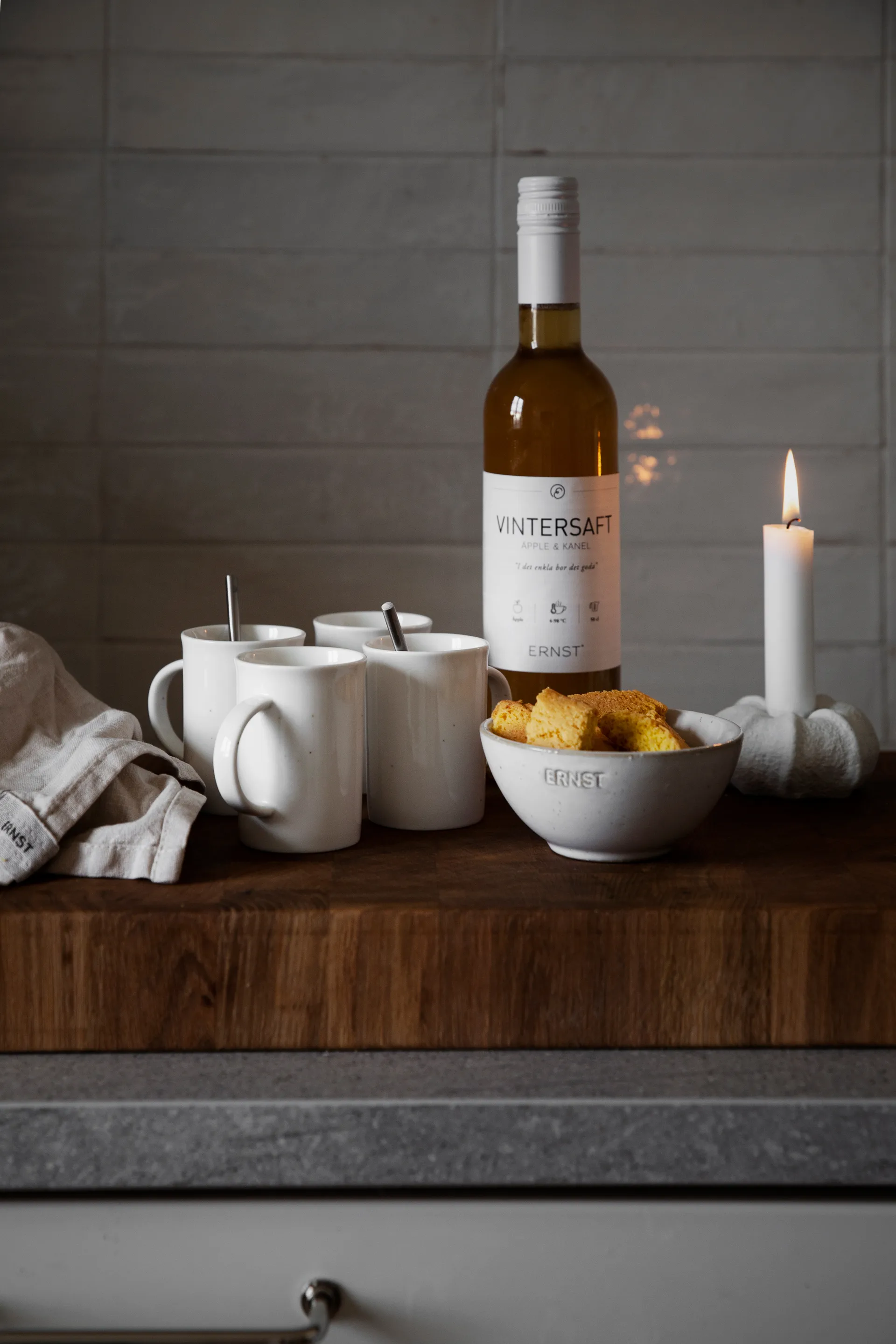 Mug Ernst porcelaine 7,5 cm, Vanille ERNST