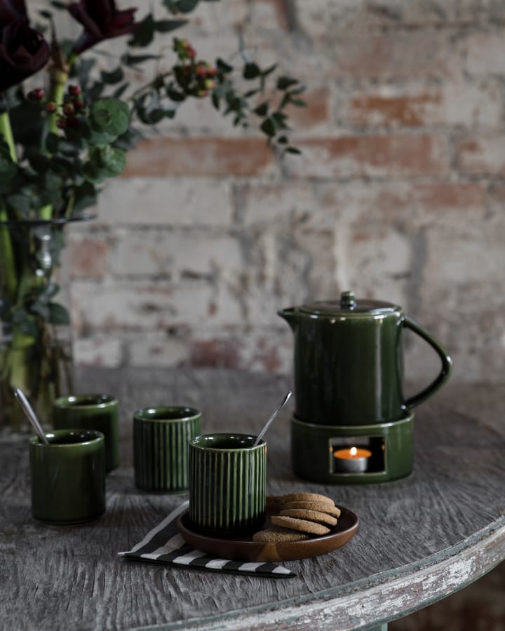 Mug sans anse Ernst striée 19 cl, Vert ERNST