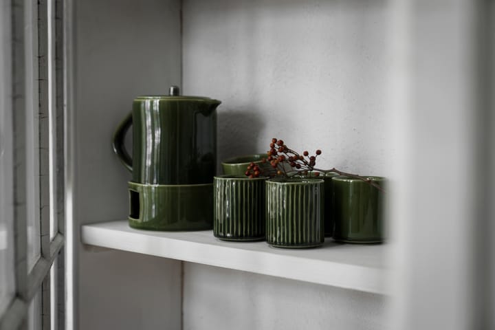Mug sans anse Ernst striée 19 cl, Vert ERNST