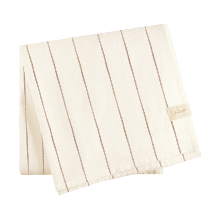 Nappe à rayures Ernst 140x200 cm - Nature-taupe - ERNST