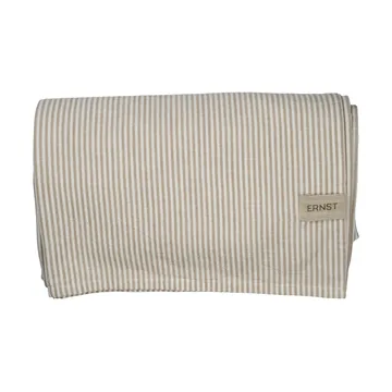 Nappe Ernst à fines rayures 145x300 cm - Beige-blanc - ERNST