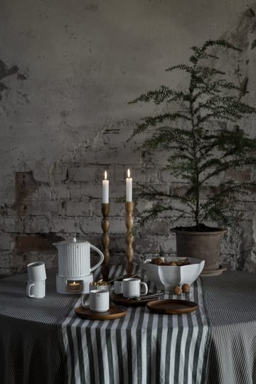 Nappe Ernst à fines rayures 145x300 cm - Vert–beige - ERNST