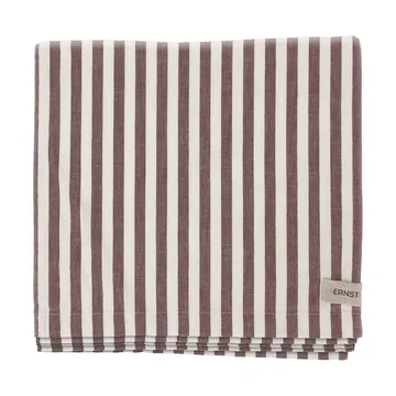 Nappe Ernst à rayures 145x300 cm - Rouge–blanc - ERNST