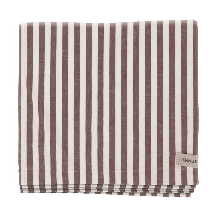 Nappe Ernst à rayures 145x300 cm - Rouge–blanc - ERNST