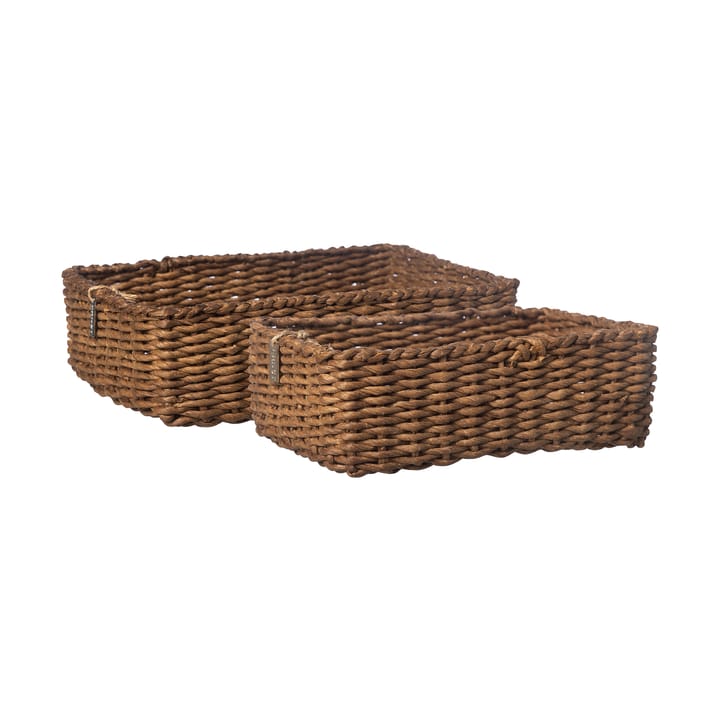 Panier Ernst 2 pièces - Marron foncé - ERNST