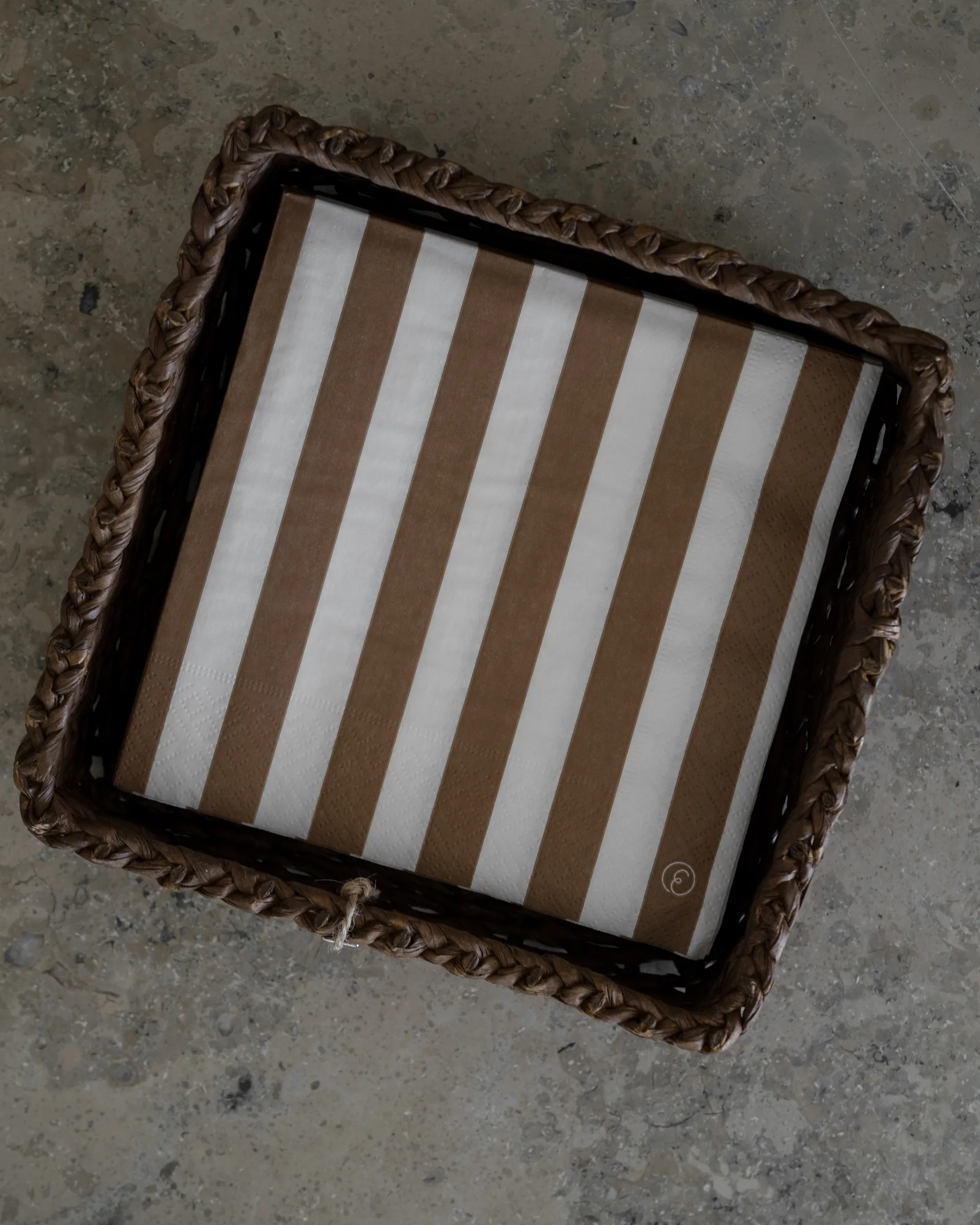 Panier Ernst 2 pièces, Marron foncé ERNST