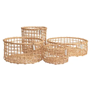 Panier Ernst bambou Lot de 4 - Nature - ERNST