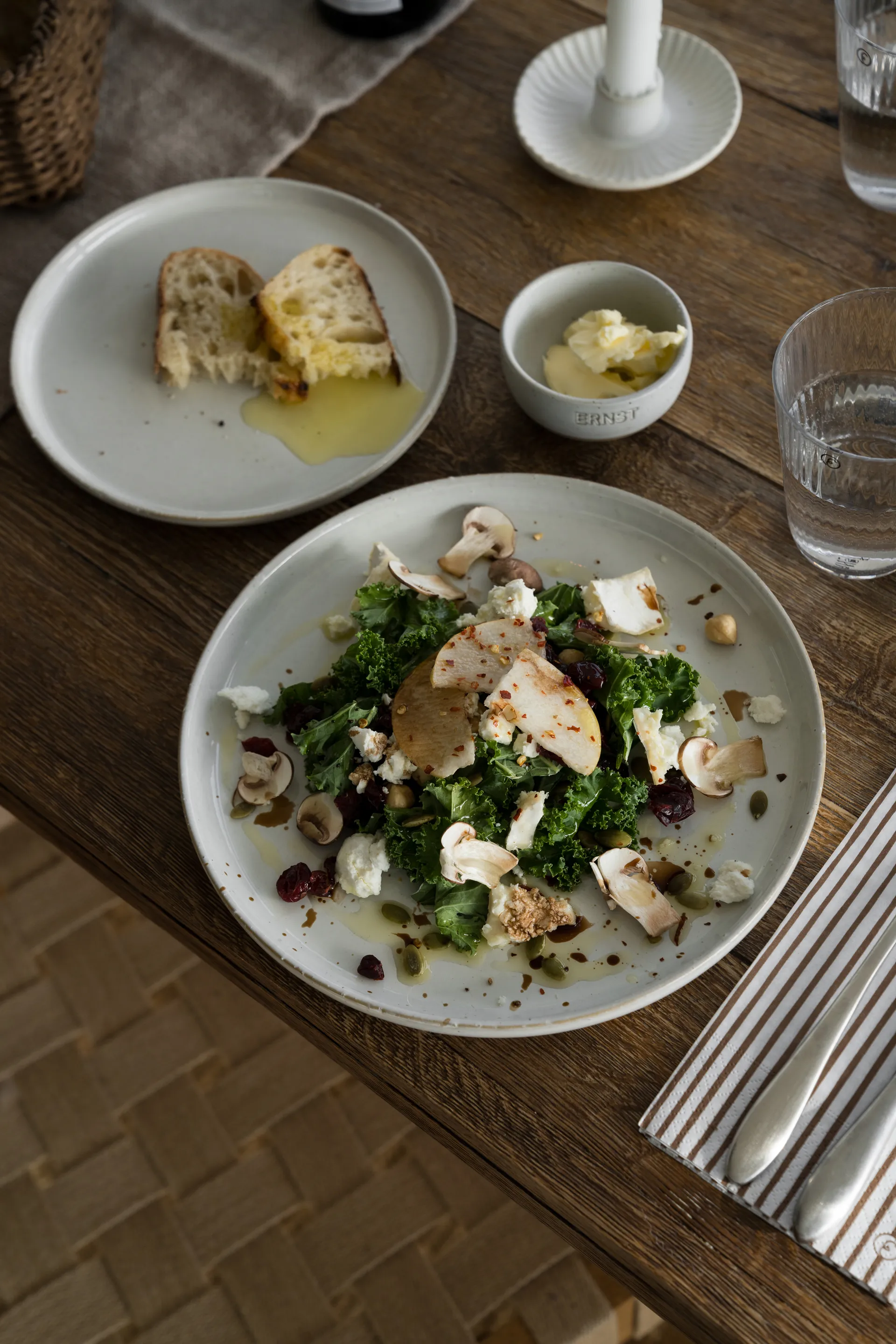 Petite assiette Ernst Ø20cm, Blanc naturel ERNST