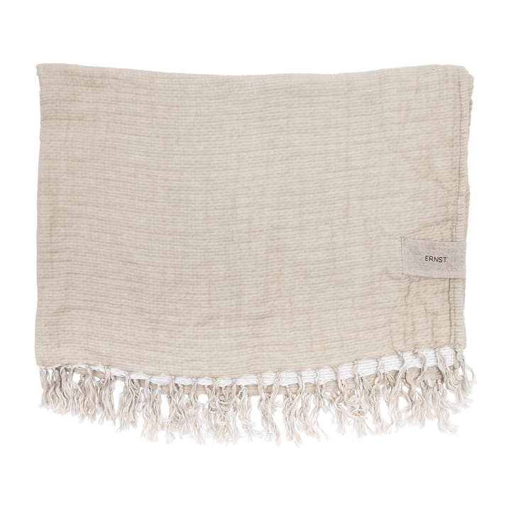 Plaid en coton Ernst 130x170 cm - Beige - ERNST